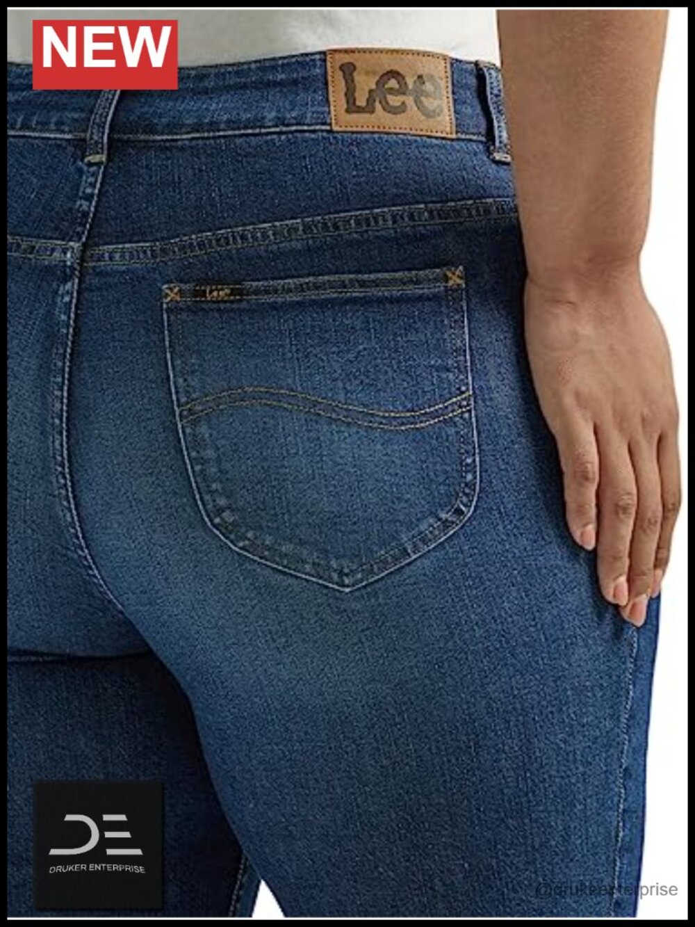 Flare & Wide Leg Jeans, Mid Rise, Stretch Denim, 5 Pockets, Button Fly - Picture 4 of 5